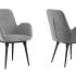 Fauteuil d\'accueil 4 pieds métal ou bois avec assise et dossier rembourrés  - Gamme Abseron - France Bureau