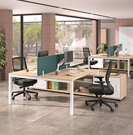 Altaï open-space 2 personnes Bureau modulable open space