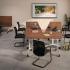 Bureau mobile et pliant en mélaminé, roulettes freins inclus, Fabrication Française, gamme Amaro - France Bureau