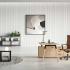 Bureau modulable individuel, retour sur caisson, plateau mélaminé chêne naturel piétement métal et bois, gamme Amazone - France Bureau