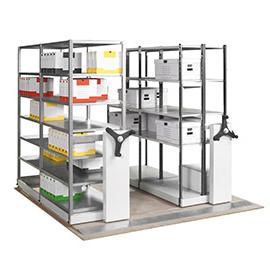 Calavon mobile Rayonnage métallique