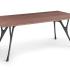 Table de conférence plateau ciment, métal ou résine, pieds design, gamme Carezza - France Bureau