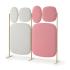 Cloisons acoustiques panneaux privotant sur pieds, gamme Cristallo - France Bureau