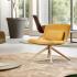 Fauteuil fixe ou pivotant pieds bois ou métal avec ou sans accoudoirs, gamme Dolent - France Bureau