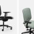 Siège de bureau ergonomique dossier tapissé soutien lombaire translation d\'assise, gamme Ennedi - France Bureau