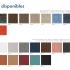 Canapés modulaires avec ou sans dossier bicolore tissu similicuir, gamme Flexal - France Bureau