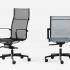Fauteuil de direction moyen ou haut dossier, assise dossier en résille, gamme Glen - France Bureau
