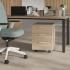 Caisson de bureau sur roulettes crédences en mélaminé, gamme Hacho - France Bureau