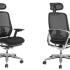 Siège ergonomique avec dossier résille, soutien lombaire et accoudoirs réglables 4D - Gamme Haloze - France bureau
