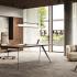 Mobilier de direction alliant esthétique contemporaine et fonctionnalité, gamme Iseo - France Bureau.
