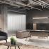Bureau avec passe-câble discret et prise intégrée pour une organisation efficace, gamme Iseo - France Bureau.