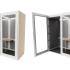 Cabine acoustique Wood 2 places avec tablette et connectique, gamme Koronia wood 2 places - France Bureau