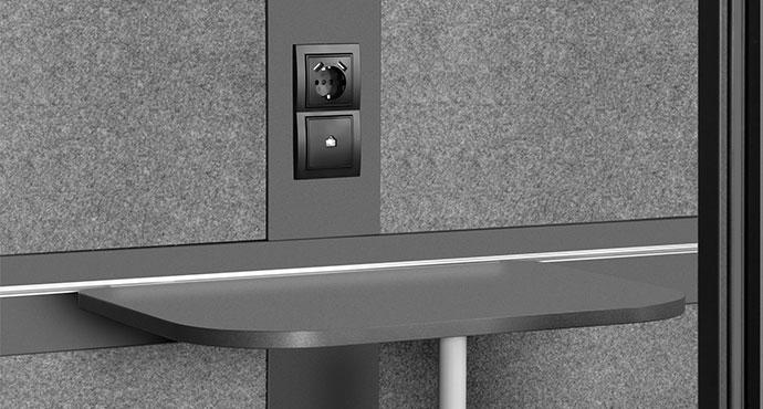 Déclinaisons & tarifs Koronia wood 2 places Cabine acoustique