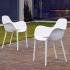Chaise extérieure avec accoudoirs intégrés, matériaux résistants aux intempéries, pour espaces détente modernes, gamme Ladoga - France Bureau