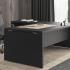 Bureau de direction mélaminé ou bois pieds panneaux, gamme Mediano - France Bureau