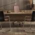 Bureau de direction mélaminé ou bois pieds panneaux, gamme Mediano - France Bureau