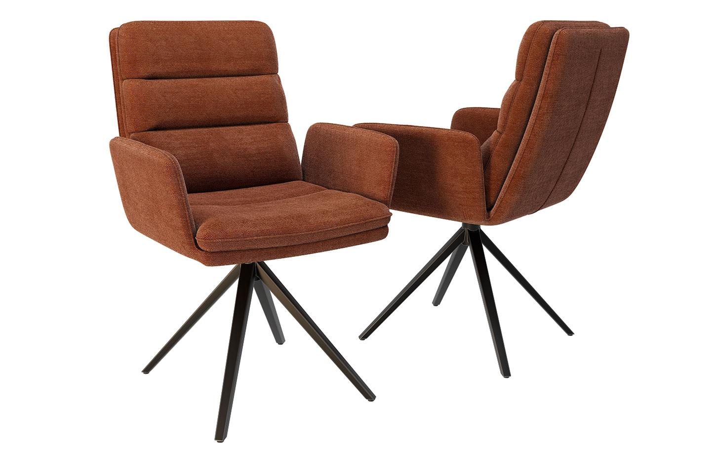 Fauteuil d\'accueil pivotant tout rembourrée avec accoudoirs - Gamme Melkki - France Bureau