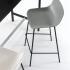 Tabourets 4 pieds métal assise polypropylène ou tissu, gamme Miletto tabouret - France Bureau