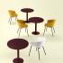 Chaise visiteur coque en polypropylène pieds en bois ou métal, gamme Miletto - France Bureau