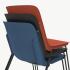 Chaise visiteur empilable avec monocoque en polypro et piètement luge en acier gamme Minho - France Bureau
