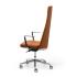 Fauteuil de direction président en cuir, gamme Monti - France Bureau