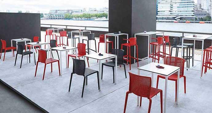 Déclinaisons & tarifs Natissa chaise Chaise bar et restaurant