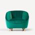 Canapé 2 places contemporain - pieds bois, gamme NATRON | France Bureau