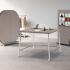 Station multimédia sur roulettes avec base et étagère en mélaminé - Gamme Otri - France bureau