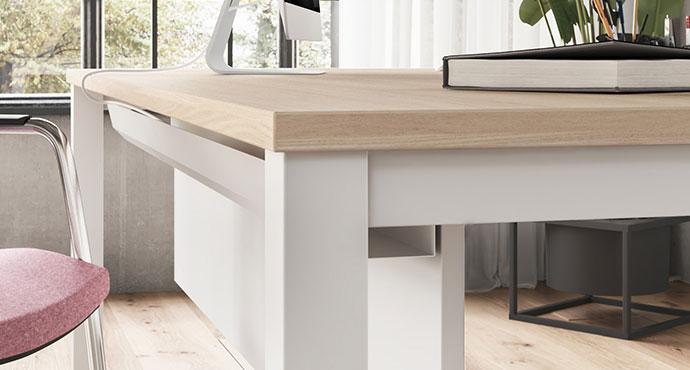 Description Pradella open-space 2 personnes Bureau modulable open space