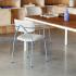 Chaise polyvalente Pusiano design avec coque ergonomique pour espaces professionnels - France Bureau