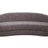 Canapé d\'accueil L215 cm de face en tissu bouclé gris, gamme Restanca - France Bureau