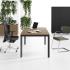 Bureau modulable individuel avec plateau mélaminé, gamme Roc - France Bureau