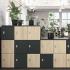 Casiers de bureau en mélaminé avec ou sans fente et serrure, gamme Salado - France Bureau