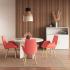 Fauteuil d\'accueil pieds bois hêtre avec accoudoirs en tissu ou cuir, gamme Sotara - France Bureau