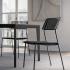 Chaise professionnelle ajourée en résine injectée, adaptée à un usage intensif, gamme Tamise - France Bureau.
