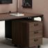 Caisson de bureau sur roulettes en mélaminé avec tiroirs, gamme Tuerto, France Bureau