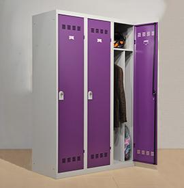 Vestiaires colorés Vestiaire