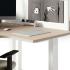 Bureau individuel angle pieds \