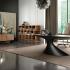 Bureau de direction designé par Karim Rashid, structure laqué mat noir tempête - gamme Zero, France Bureau