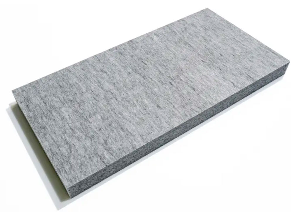 Panneau acoustique Cedera rectangulaire, coloris gris chin&eacute;