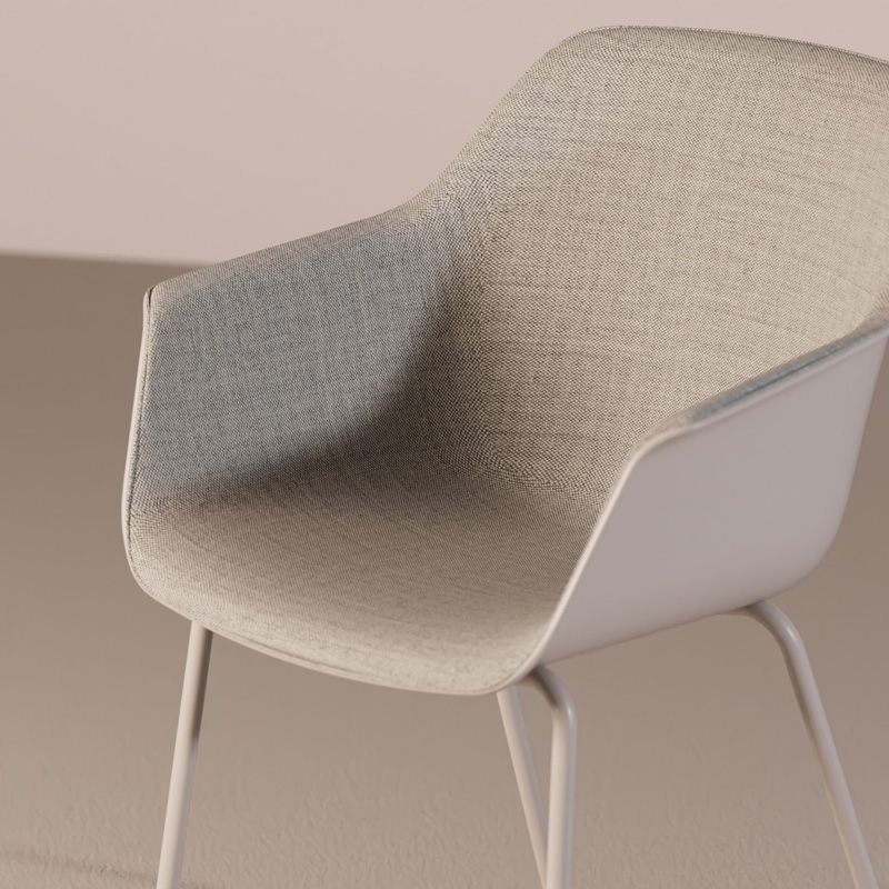 Fauteuil Isla avec tapisserie int&eacute;rieure