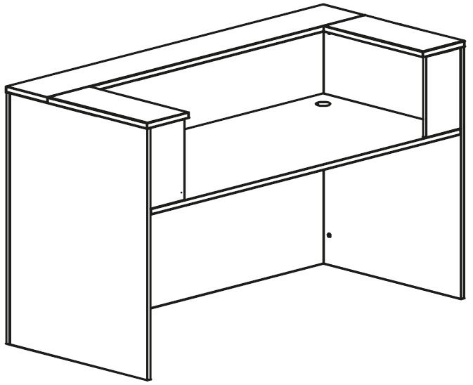 Sch&eacute;ma de la banque d'accueil Neige Cordier Basic, module simple
